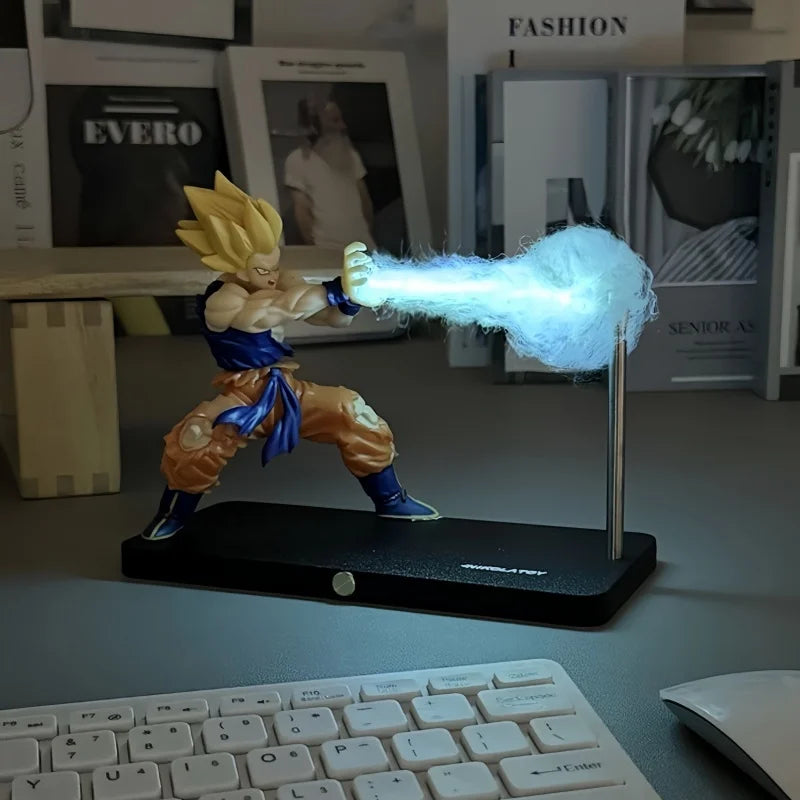 "Dragon Ball Z Goku Kamehameha LED Night Lamp – Anime Fan Gift"