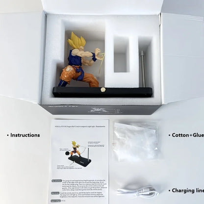 "Dragon Ball Z Goku Kamehameha LED Night Lamp – Anime Fan Gift"
