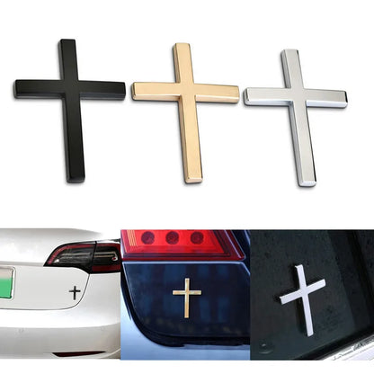 Eternal Cross 3D Car Sticker