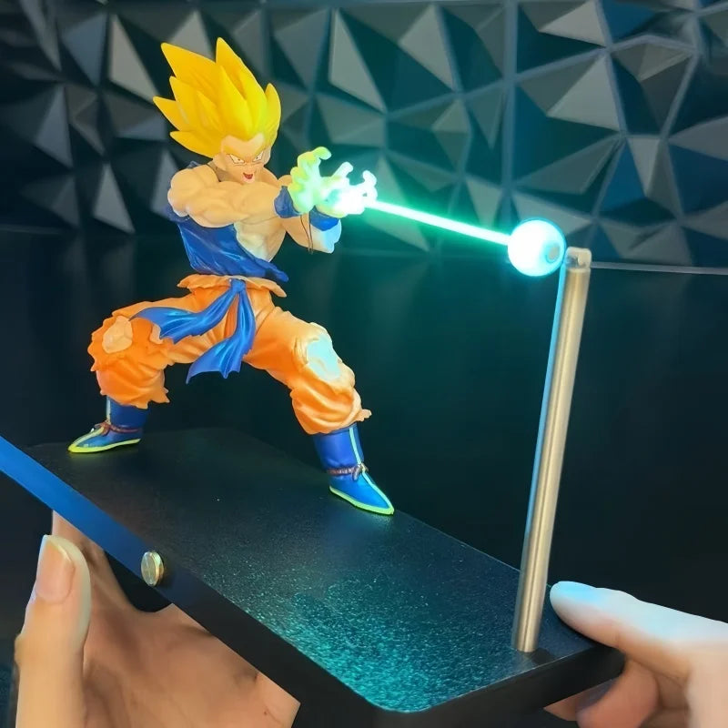 "Dragon Ball Z Goku Kamehameha LED Night Lamp – Anime Fan Gift"