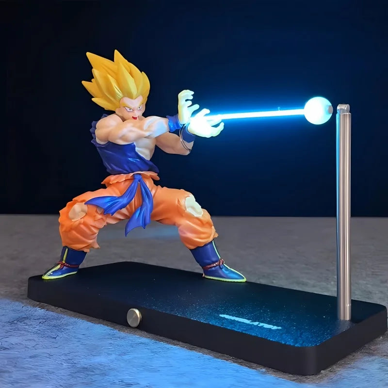 "Dragon Ball Z Goku Kamehameha LED Night Lamp – Anime Fan Gift"