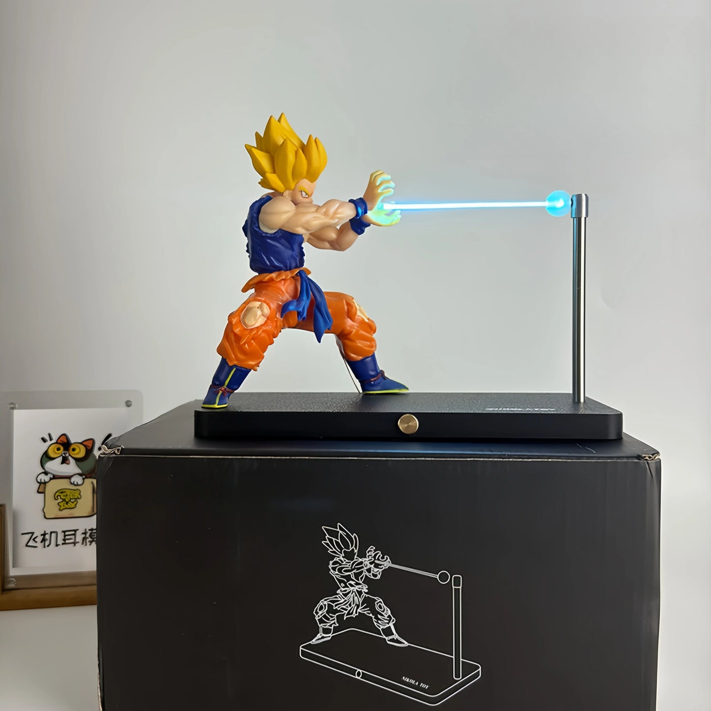 "Dragon Ball Z Goku Kamehameha LED Night Lamp – Anime Fan Gift"