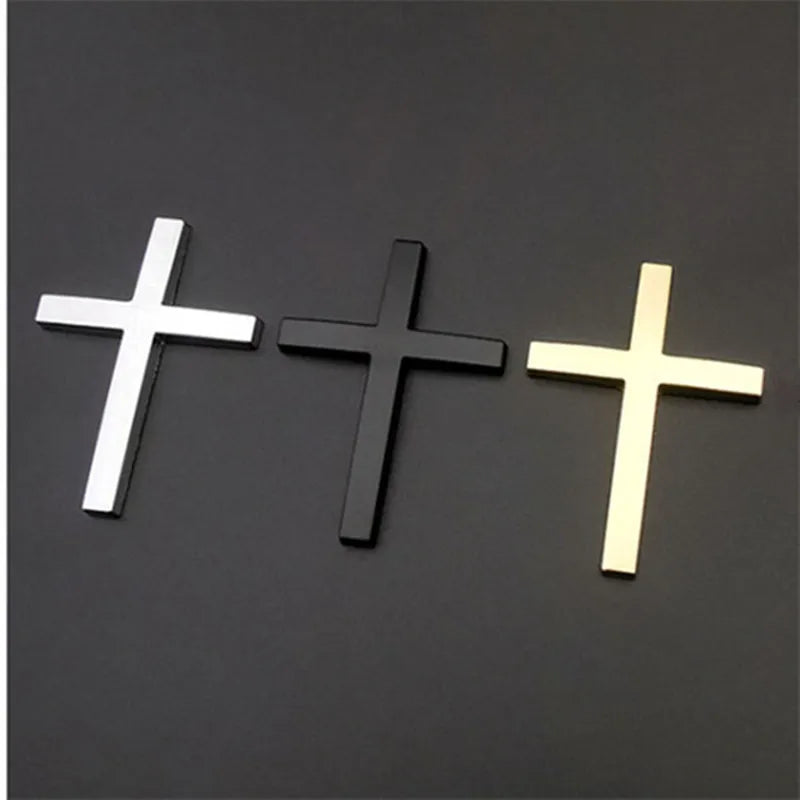 Eternal Cross 3D Car Sticker